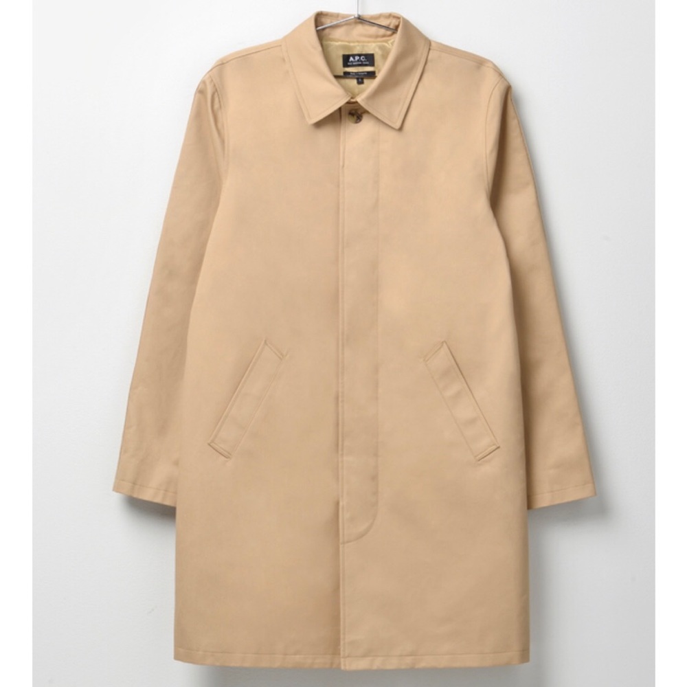 A.P.C. Urban Mac Ville Coat in Tan Beige